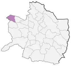 Location of Joghatai County in Razavi Khorasan province