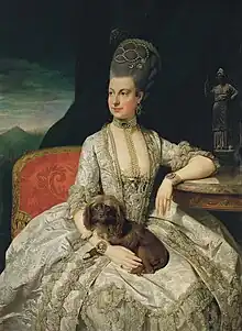 Archduchess Maria Christina, Duchess of Teschen, (1742-1798), called "Mimi", 1776