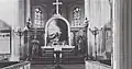 Main altar of the church in the 1930s