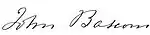 John Bascom signature