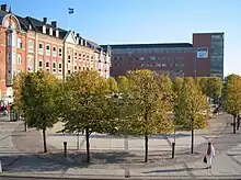 John F. Kennedy Square near the train station