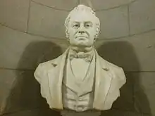 Bust of Governor of North Carolina John Motley Morehead