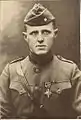 John W. Leonard as a major during World War I after he received his Distinguished Service Cross.