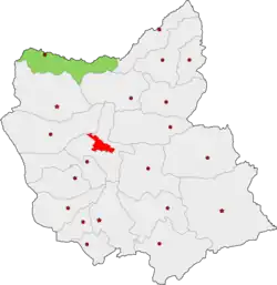 Location of Jolfa County in East Azerbaijan province