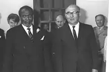 With Jomo Kenyatta, 1966