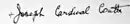 Joseph Coutts's signature