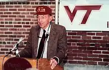 Joseph F. Ware, Jr. at the Ware Lab Opening Ceremonies.