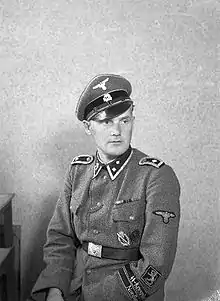 Man in SS uniform