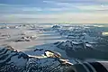 Juneau Icefield showing Devils Paw and Nelles Peak