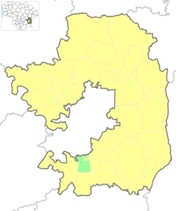 Location of Juodšiliai Eldership