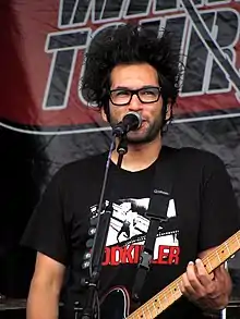 Pierre performing at the 2010 Warped Tour