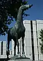 Der wiehernde Hengst / The Whinnying Stallion, second casting, 1974, on the Philosophikum campus of the Justus-Liebig-Universität Gießen (the first casting, 1961, is in front of the Stadttheater in Aachen)