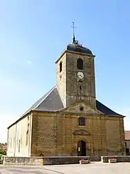 The church in Juvigny-sur-Loison