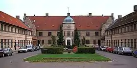 Front facade of the main building of Jydske Asyl