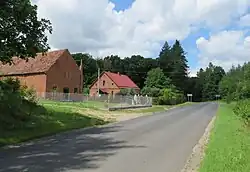 Roadside houses in Katarzynki