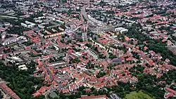 Aerial view of Halberstadt