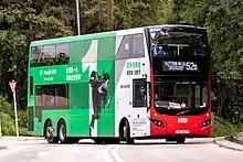 A Kowloon Motor Bus-operated Volvo B8L with an MCV EvoSeti body