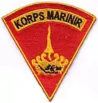 Patch worn on service uniform