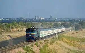 KTZ passenger train