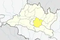 Location of district in province