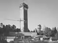 The Kaknäs Tower during construction, 1966.