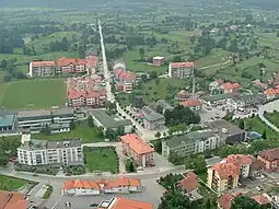 Panorama of town