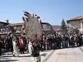 Kukeri in Kalishte during Survaki [bg]