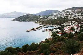 A view of the coast at Kalkan