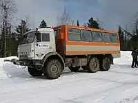 Image 256NefAZ-4208/4951 shift bus based on a KamAZ-44108. (from Combination bus)