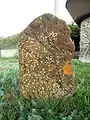 A stone with petroglyphs