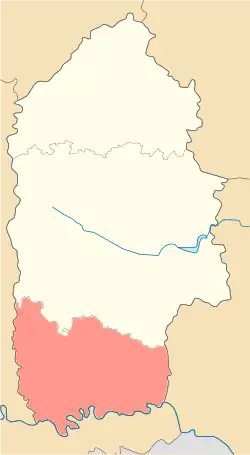 Location of Kamianets-Podilskyi Raion