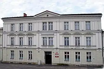 Current view of the main elevation