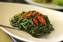 Image 87Kangkung belacan (from Malaysian cuisine)