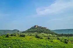 Kankwari Fort in the middle of Sariska Tiger Reserve.