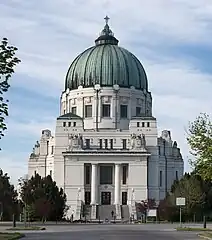 The church, front view.