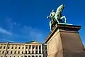 Statue of King Charles John on the Palace square