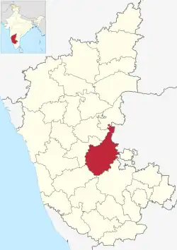 Location in Karnataka