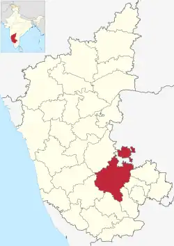 Location in Karnataka