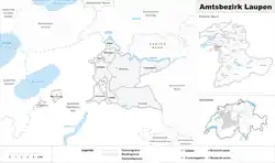 Location of Laupen District
