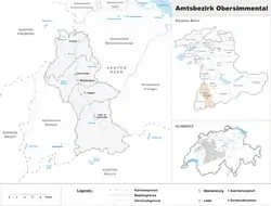 Location of Obersimmental District