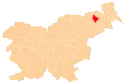 Location of the Municipality of Lenart in Slovenia