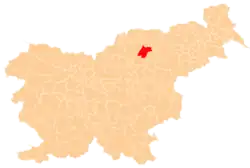 Location of the Municipality of Mislinja in Slovenia