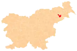 The location of the Municipality of Ptuj