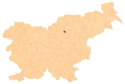 Location of the Municipality of Šmartno ob Paki in Slovenia