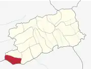 Location of Kollada within East Eleri