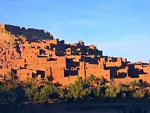 Image 33The city of Aït Benhaddou photographed in the evening (from History of Morocco)