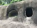 restored cave-tombs