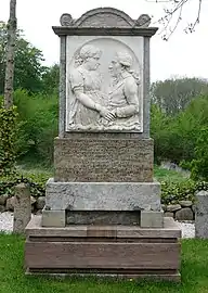 Memorial, Kasted Cemetery, Denmark