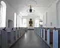 Church room facing altar (south)