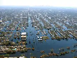 Image 38View of flooded New Orleans in the aftermath of Hurricane Katrina (from Louisiana)